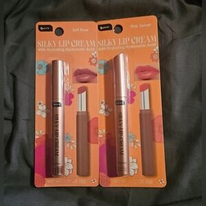 Silky Lip Cream - Soft Rose and Pink Velvet BNIB